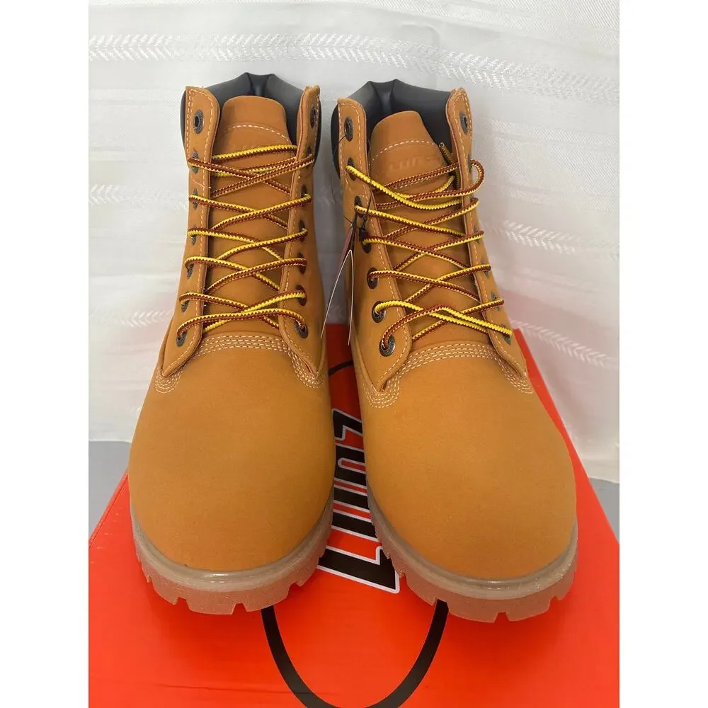 Lugz Convoy WR Men's Water Resistant Work Boots Golden Wheat Size 8W New